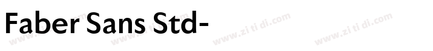 Faber Sans Std字体转换 Faber Sans Std字体转换